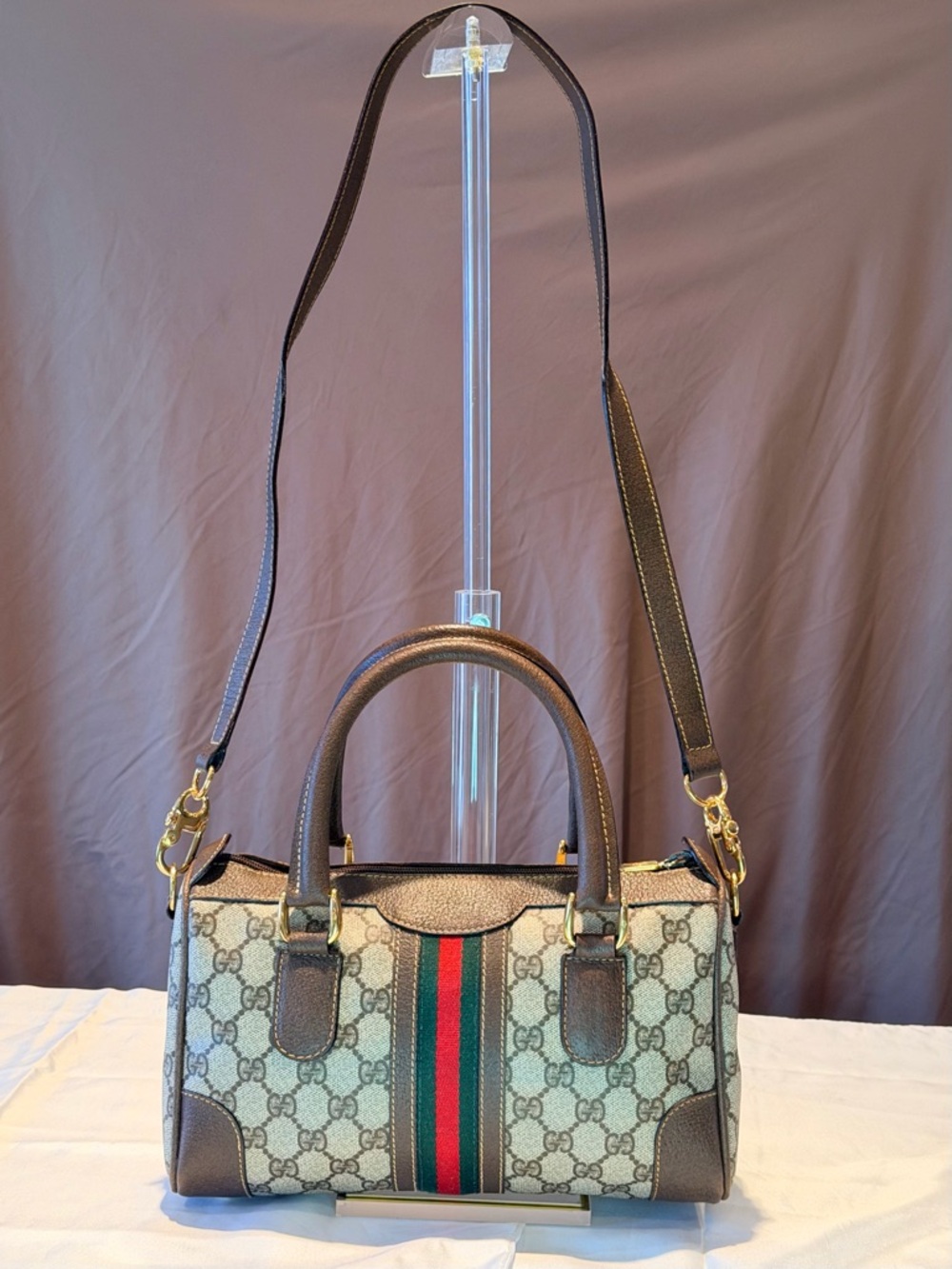Vintage Gucci Ophidia Boston Bag - Original #002-39-0069 -Rare Collector's Piece